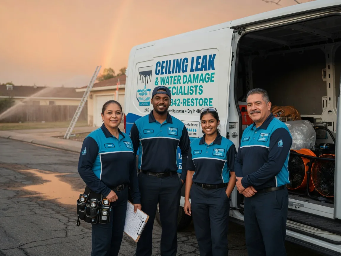 Ceiling Leak Cleanup company in California, PA